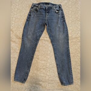 Silver Girlfriend Jeans 34x29